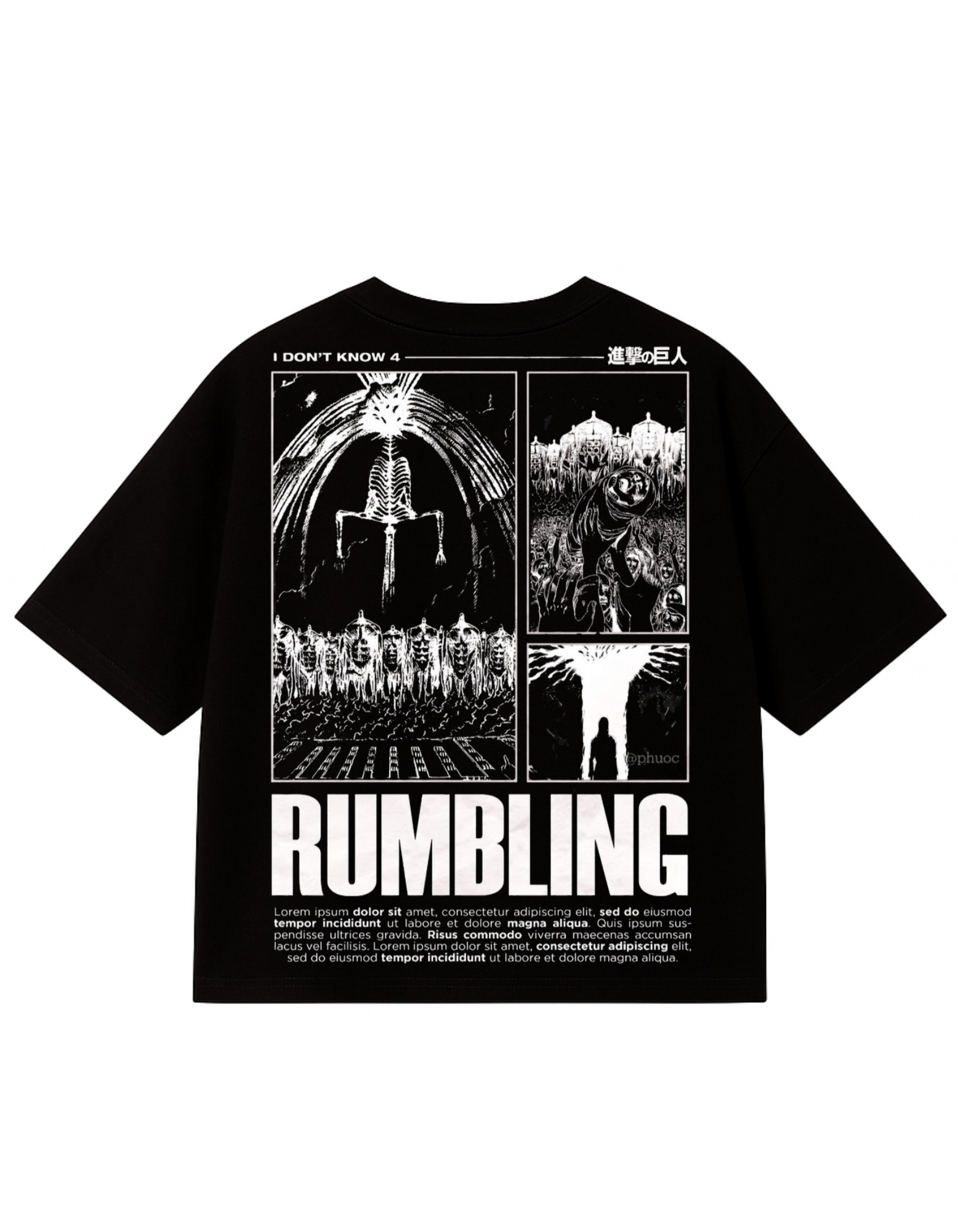 Rumbling  Oversized T-Shirt